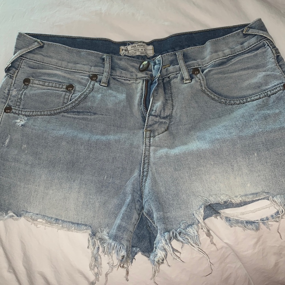 Free People Jean Shorts